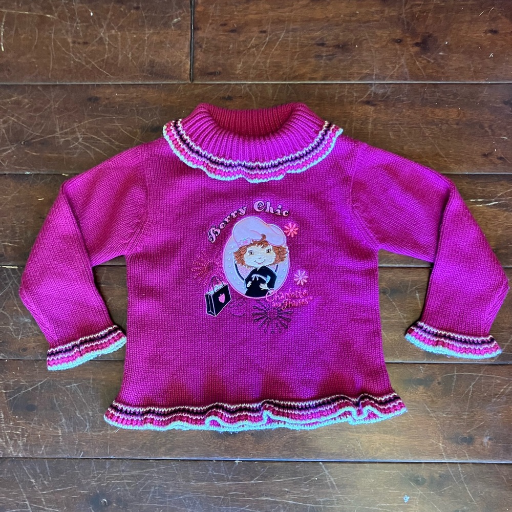 2007 Y2K Strawberry Shortcake Berry Chic Turtleneck